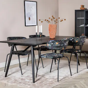 Matgrupp Venture Home Sleek med 4 Arrow stolar