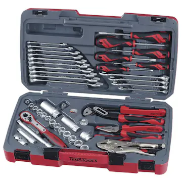 Hylsnyckelsats med 3/8 tum fyrkantsfäste Teng Tools T3848