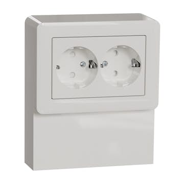 Sockeldosa Schneider Electric Exxact 2-vägs