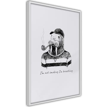 Poster Artgeist Affisch I'm Not Smoking. I'm Breathing