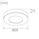Distansring Hide-a-lite Thin