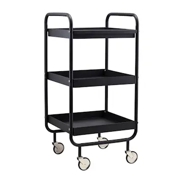 Serveringsvagn House Doctor Roll 850 mm Svart