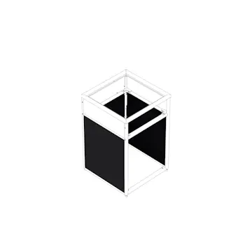 Täcksidor Skotte Kitchen 604 Svart 3-Pack 650 mm Till Utekök