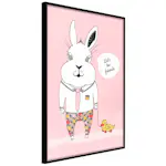 Poster Artgeist Affisch Rabbit's Friend