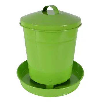 Foderautomat Gaun 4 Kg Plåt Grön