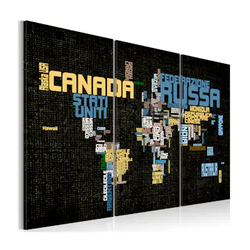 Tavla Arkiio The World Is Not Enough Triptych