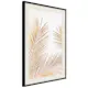 Poster Artgeist Affisch Golden Palm Leaves