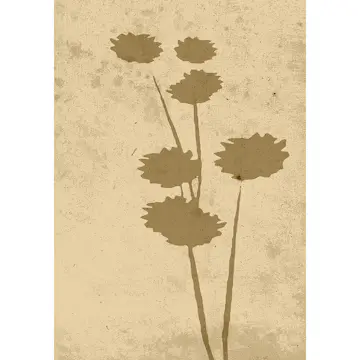 Posters Venture Home Flower Art Beige