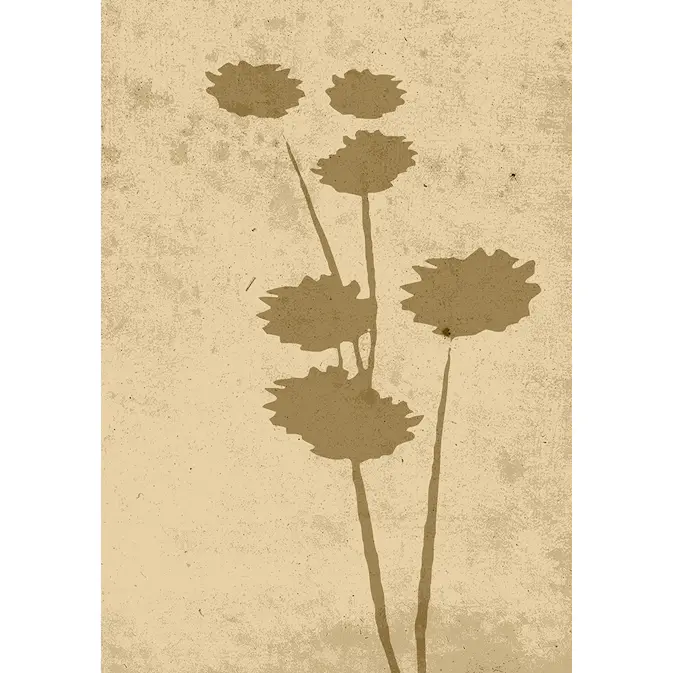 Posters Venture Home Flower Art Beige