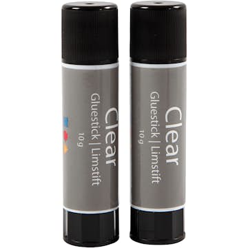 Limstift Creativ Company Clear Rund 2 St/1 Förp