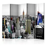 Rumsavdelare Skärmvägg Arkiio Iridescent Skyscrapers II 225x172 cm