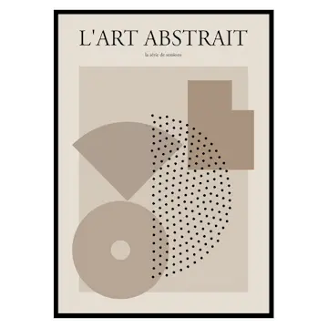 Poster Gallerix Lart Abstrait No1