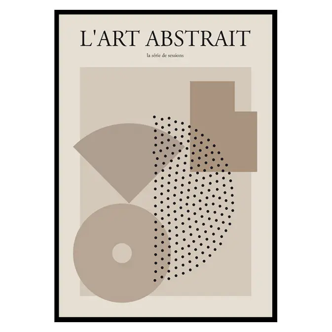 Poster Gallerix Lart Abstrait No1