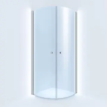 Duschhörn Arrow Basic Round Klarglas