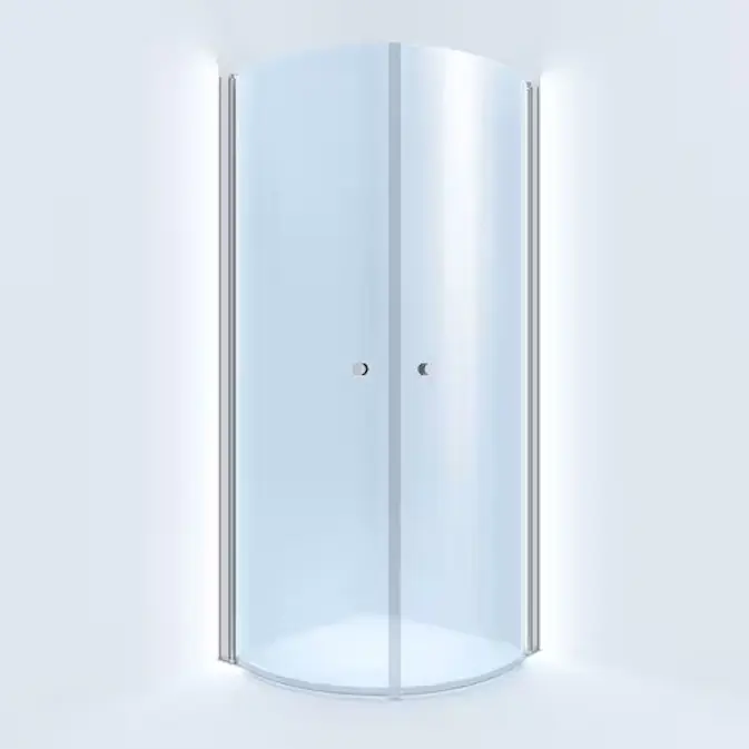 Duschhörn Arrow Basic Round Klarglas