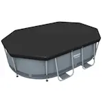 Poolöverdrag Bestway Flowclear PVC Svart 3.05 x 2 m Poolskydd