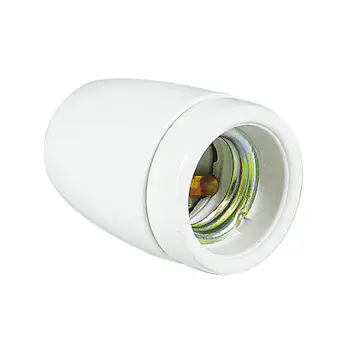 Lamphållare Malmbergs E27 Porslin Jordad