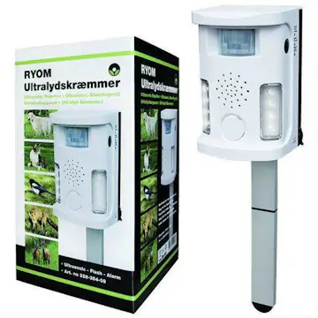 Ultraljudsskrämmare Ryom Musskrämma och Råttskrämma med Larm och PIR-Sensor