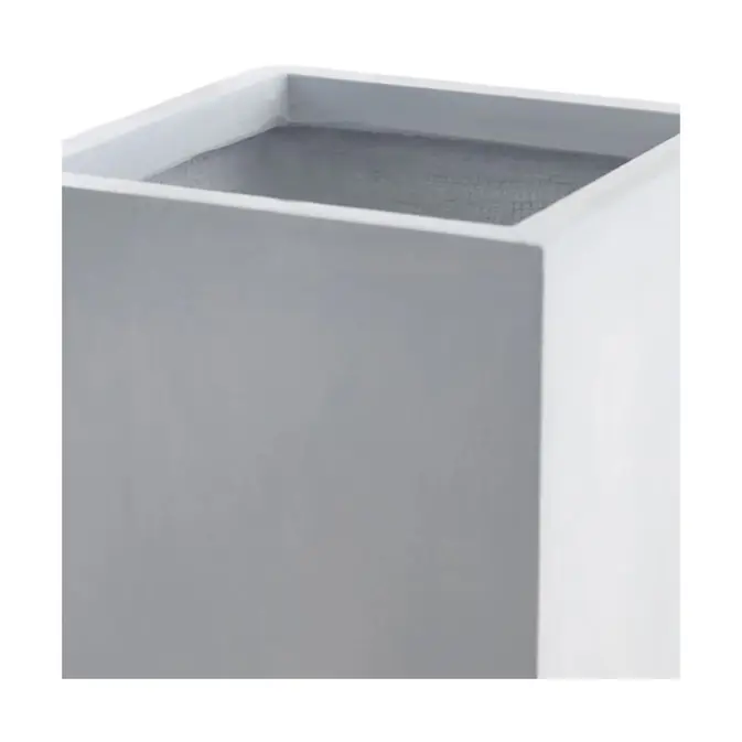 Kruka Lyfco Fyrkantig Hög Ljusgrå