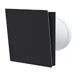Väggventil Fresh TL-D Svart Invändig 160x160x135 mm