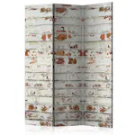 Rumsavdelare Skärmvägg Arkiio Brick Story 135x172 cm