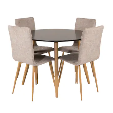 Matgrupp Venture Home Plake med 4 Walerina Stolar