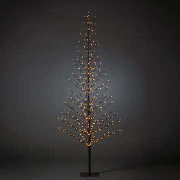 Ljusträd Gnosjö Konstsmide H2100 Svart LED Dekorationsgran