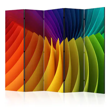 Rumsavdelare Skärmvägg Arkiio Rainbow Wave II 225x172 cm