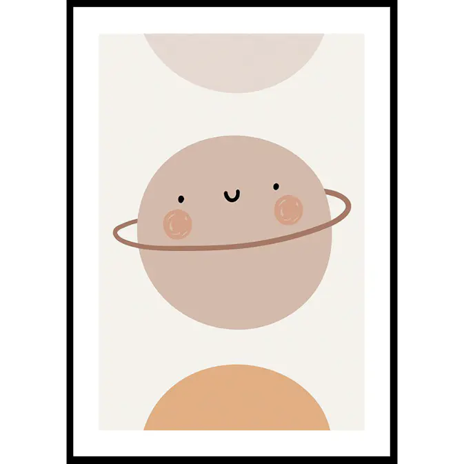 Poster Gallerix Planet Saturn