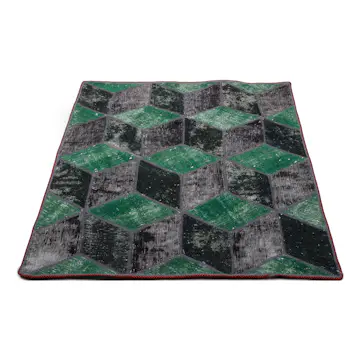 Persisk Patchworkmatta D-sign Handknuten 750650