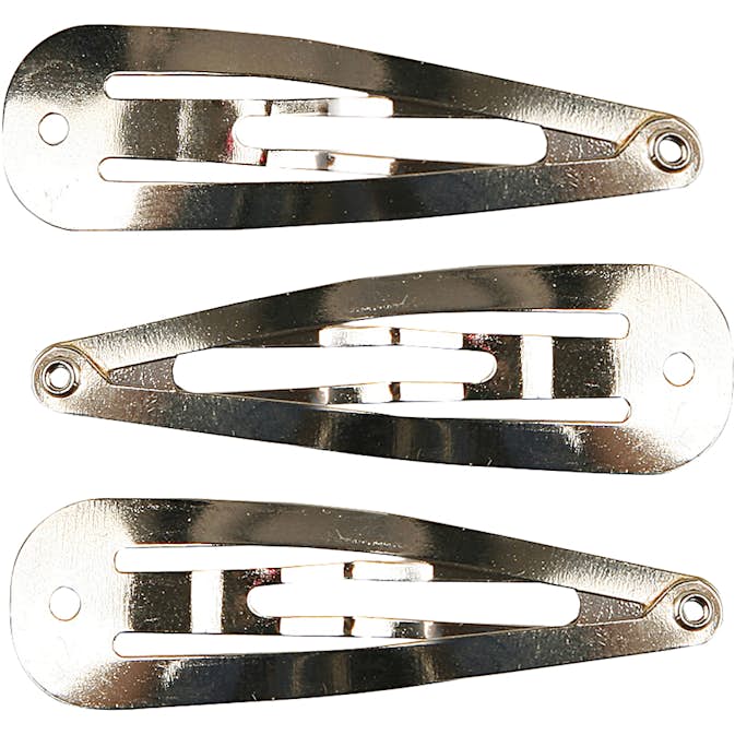 Hårspännen Creativ Company Försilvrad 45x14 mm 1 Förp