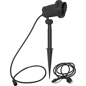 Utomhusdekoration Star Trading Spotlight Focus Svart