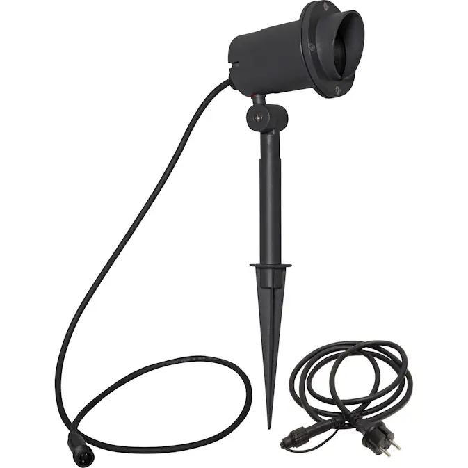 Utomhusdekoration Star Trading Spotlight Focus Svart