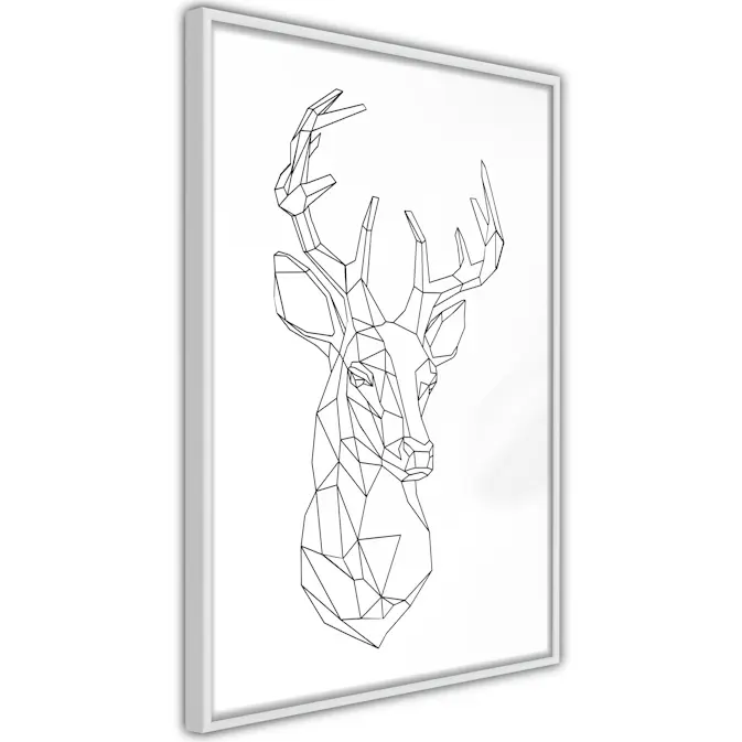 Poster Artgeist Affisch Geometric Deer