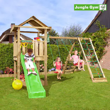 Lektorn Jungle Gym Home Komplett Inkl Climb Modul X'tra och Rutschkana A