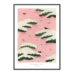 Poster Gallerix Pink Sky By Watanabe Seitei