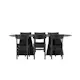Matgrupp Venture Home Bootcut Oval med 6st Montros Matstolar
