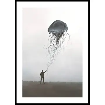 Poster Gallerix Jellyfish Balloon