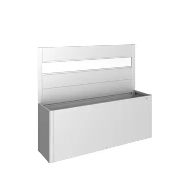 Skärmvägg Biohort till Belvedere Planteringslåda med Akrylglas 91x4x201 cm