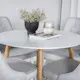 Matgrupp Basic Home Pelle Runt Matbord 100 cm med 4 Valera Matstol