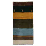 Persisk Matta Arkiio Gabbeh Shiraz Flerfärgad 65x134