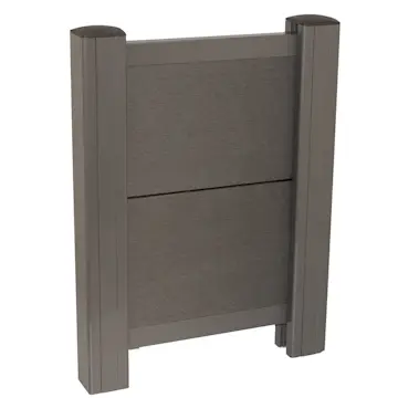 Staketset Hortus Komposit Borstat Höjd 160,3 cm