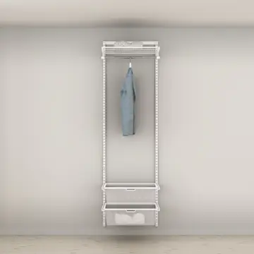 Garderobslösning Elfa Ready Solution Classic 13 Vit B: 607 mm