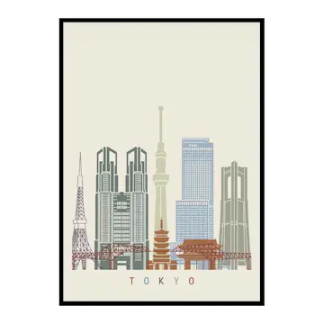 Poster Gallerix Tokyo Landmarks