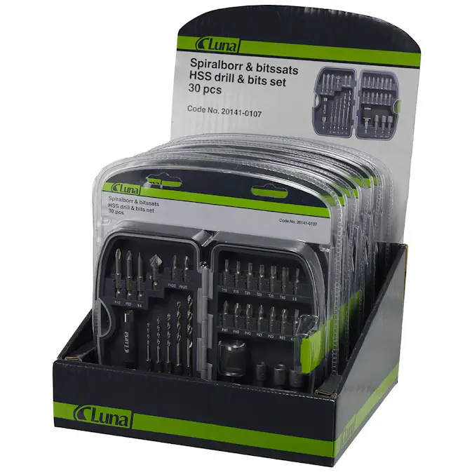 Bits Luna Tools Och Borrsats Med 30 Delar