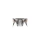Matbord furniture/fashion Stone med 6 Velvet Stitches Stolar