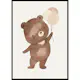 Poster Gallerix Teddy Bear With Balloon