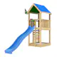 Lektorn Jungle Gym Lodge 2.1 Med Blå Rutschkana