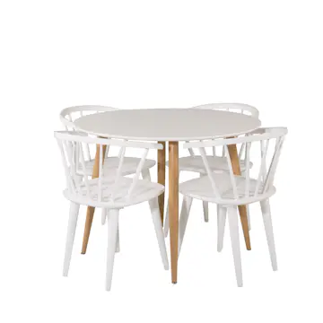 Matgrupp Venture Home Plake med 4 Brum Stolar