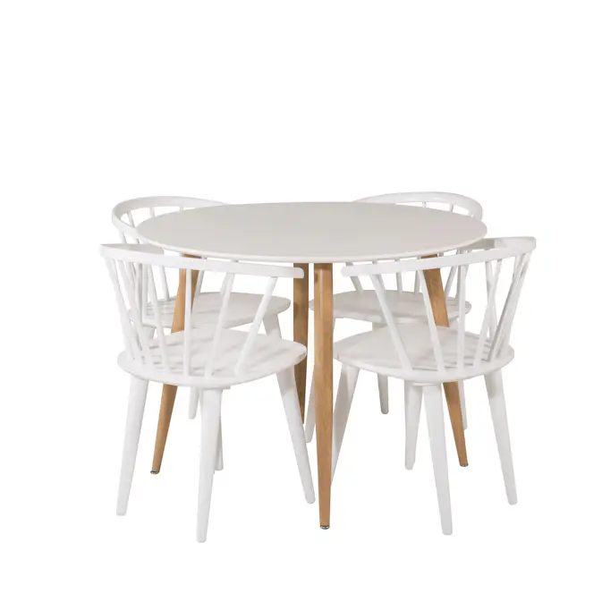 Matgrupp Venture Home Plake med 4 Brum Stolar